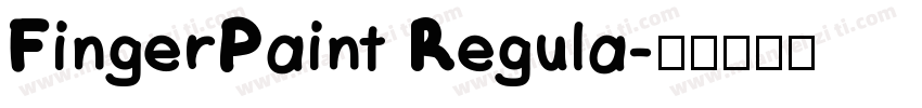 FingerPaint Regula字体转换